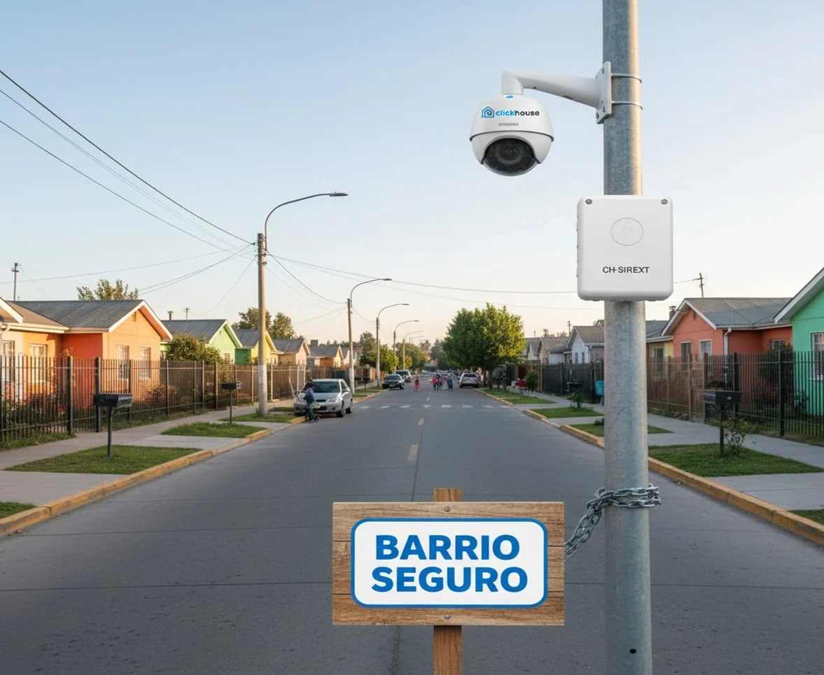 Barrios y condominios seguros: Cómo la colaboración vecinal impulsa el uso de alarmas y cámaras.