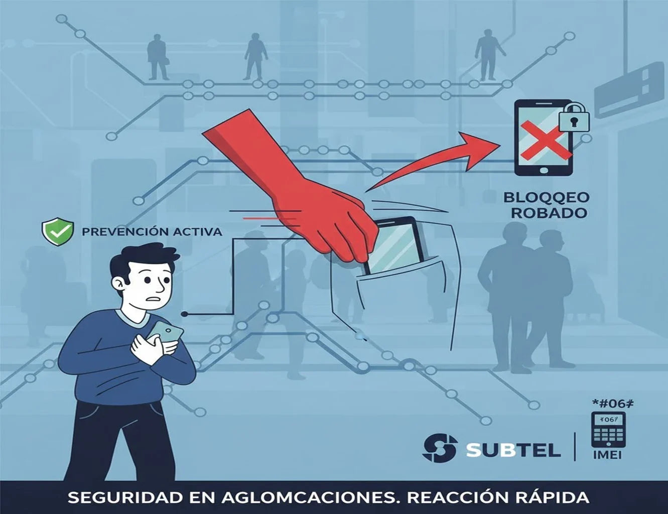 Cómo el robo de celulares está cambiando la vida en Santiago centro y qué podemos hacer