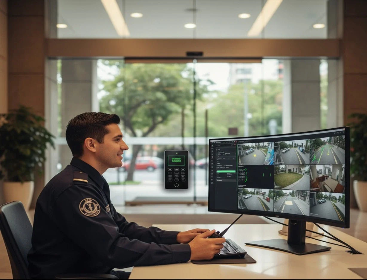 Conserjería inteligente: Cómo la vigilancia inteligente potencia el rol del conserje en su sistema de seguridad