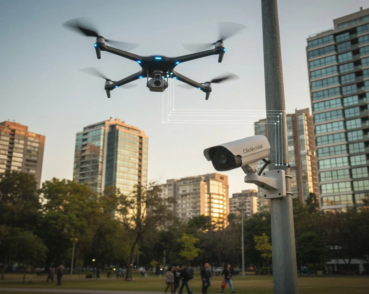 Drones de vigilancia en la convivencia urbana con regulación, tecnología y la batalla por la protección comunal