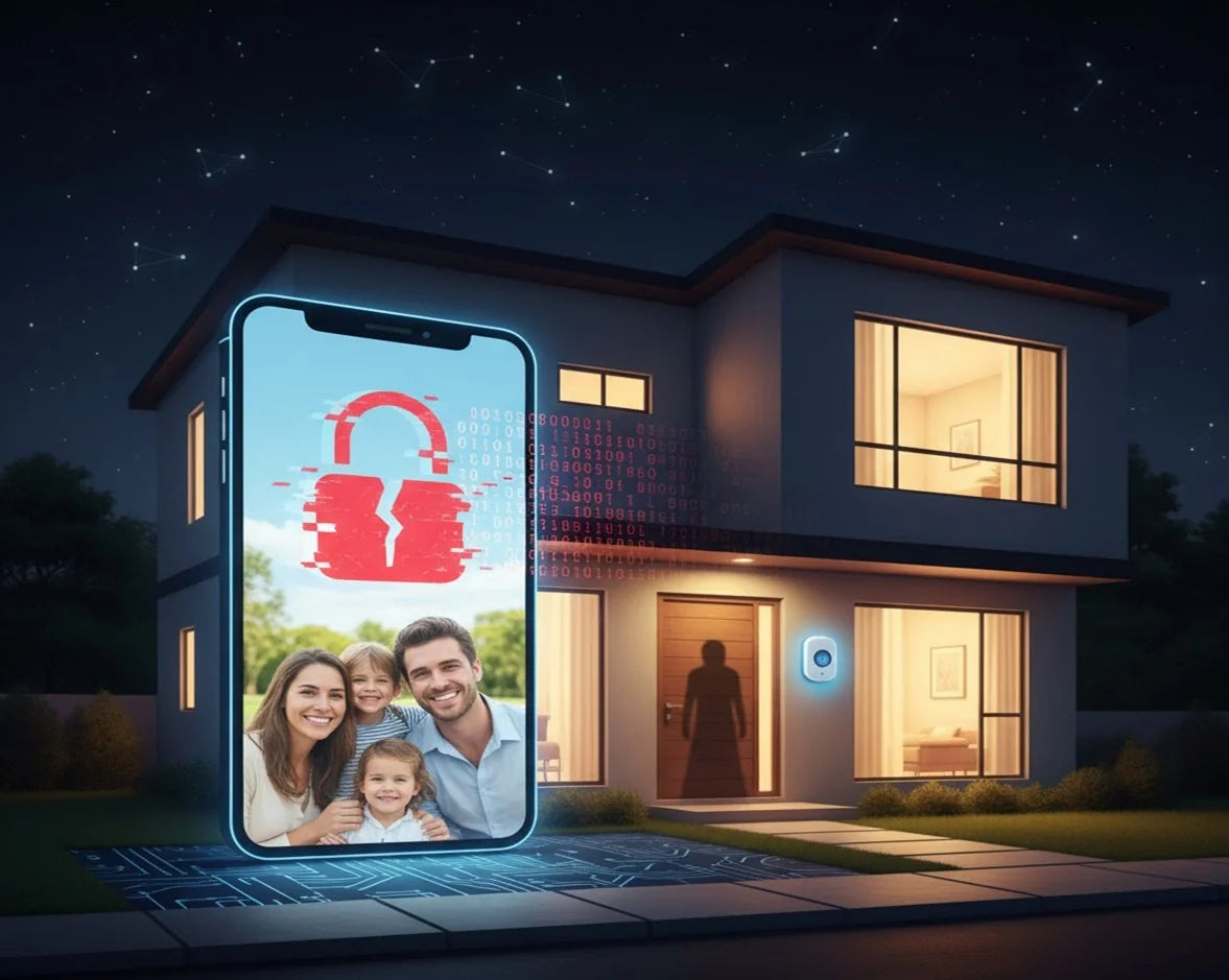 El eslabón débil de la seguridad familiar: Cómo la suplantación digital amenaza la alarma física