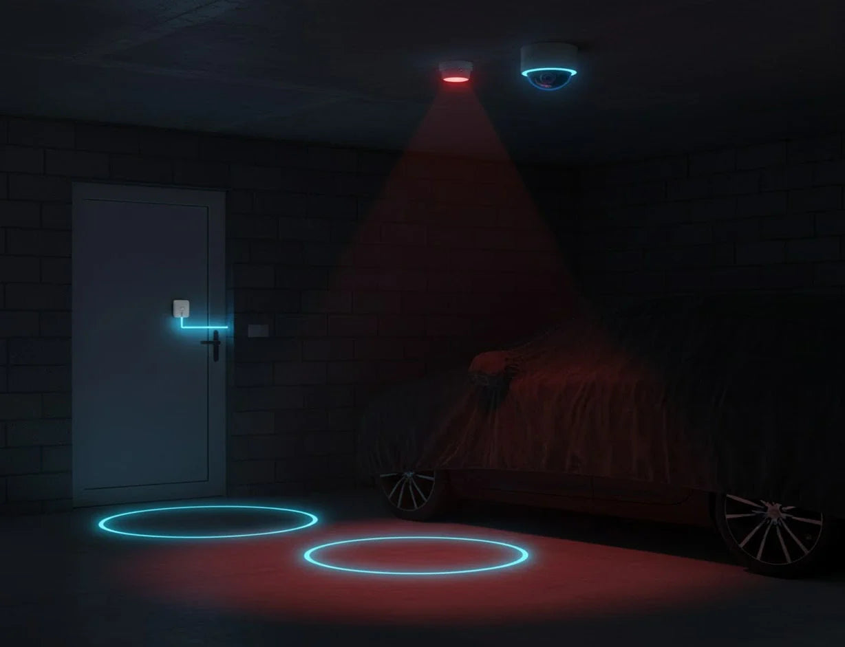 El Punto Ciego de la Casa: Protección de garajes y bodegas con doble protección