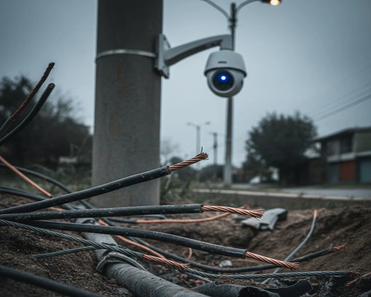 El apagón: Cómo el robo de cobre amenaza la alarma wifi y la seguridad ciudadana en Chile