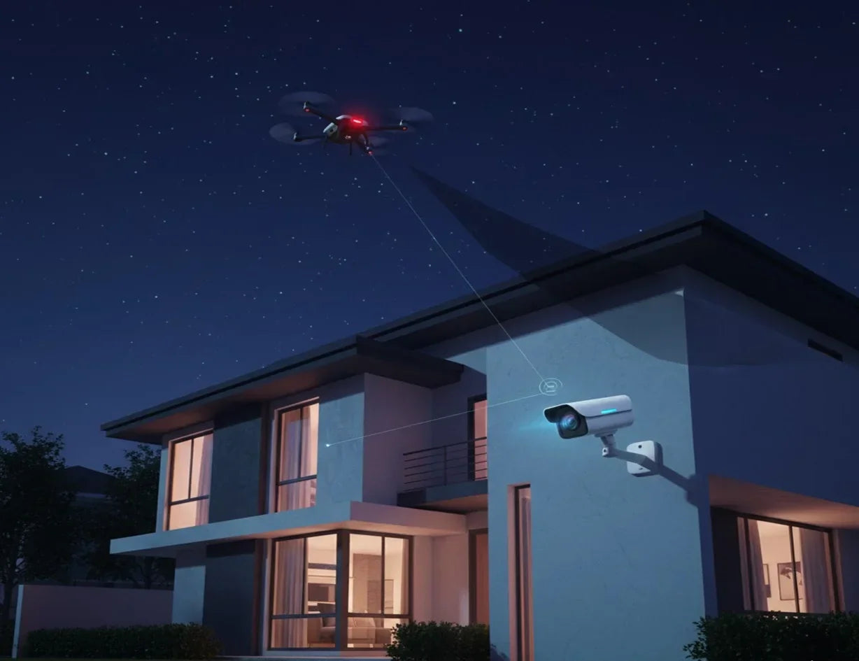 El cielo ya no es límite: Cómo el crimen organizado usa drones y por qué las cámaras son la respuesta