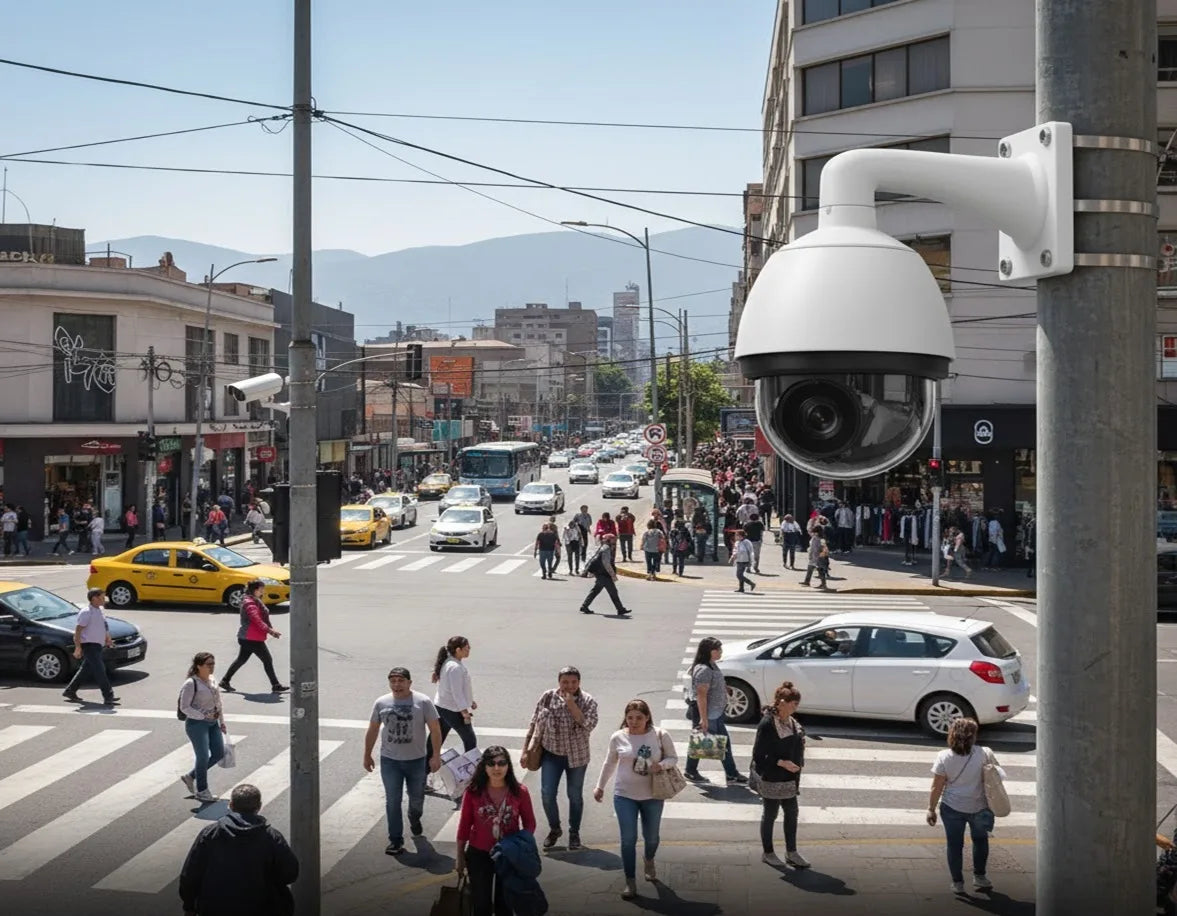 El delito en la vía pública: cómo las cámaras de seguridad públicas y privadas mejoran la convivencia urbana y la recogida de evidencia útil