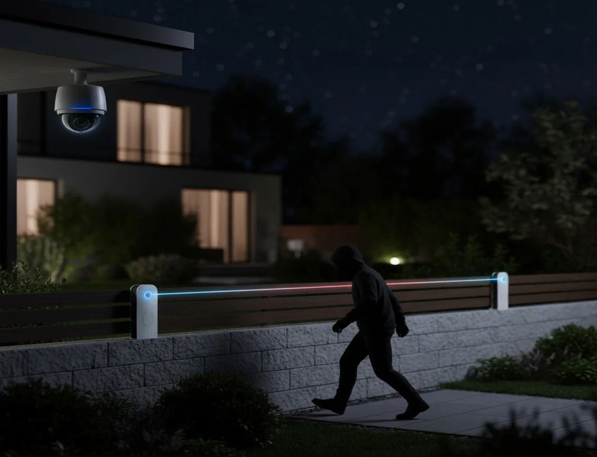 El escudo invisible: Cómo las barreras infrarrojas detienen al intruso en el perímetro