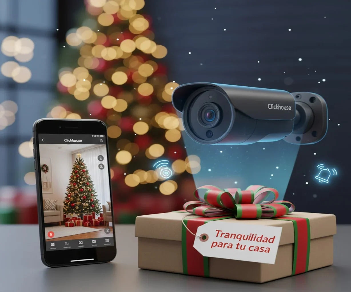 El regalo más sorprendente que puedes hacer para Navidad: Cámara de seguridad para sorprender con seguridad inteligente