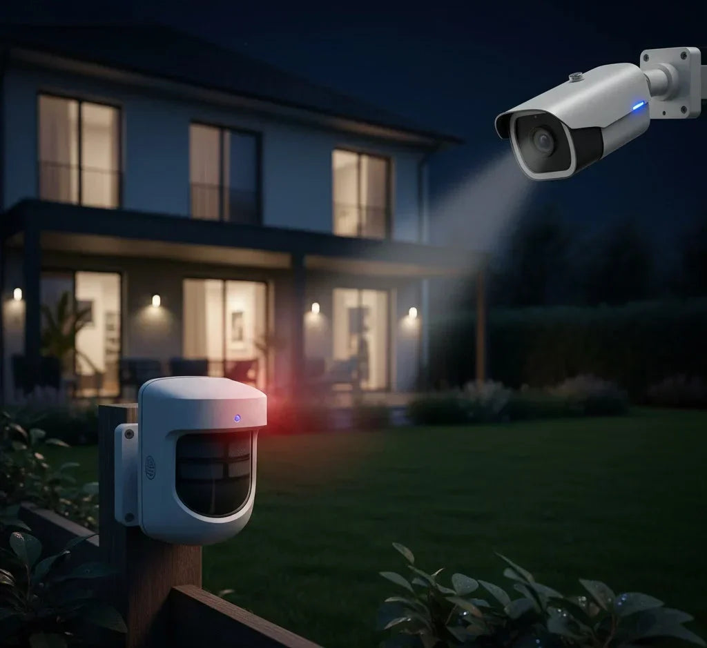 La primera línea de defensa: Cómo blindar tu perímetro con sensores de exterior y alarmas inteligentes