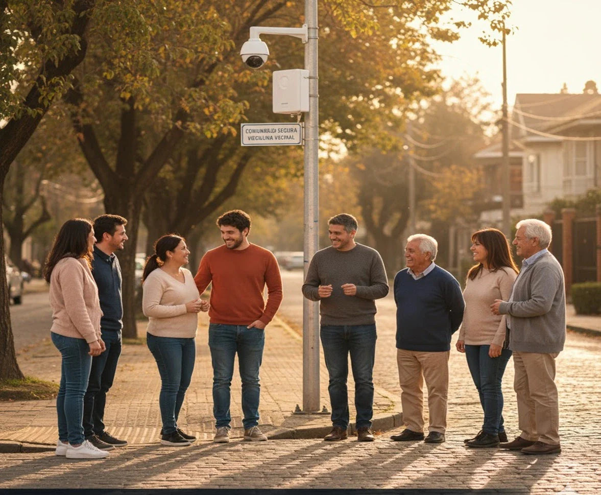 La fuerza de la familia: Alarmas comunitarias y cámaras de seguridad, la protección del barrio seguro