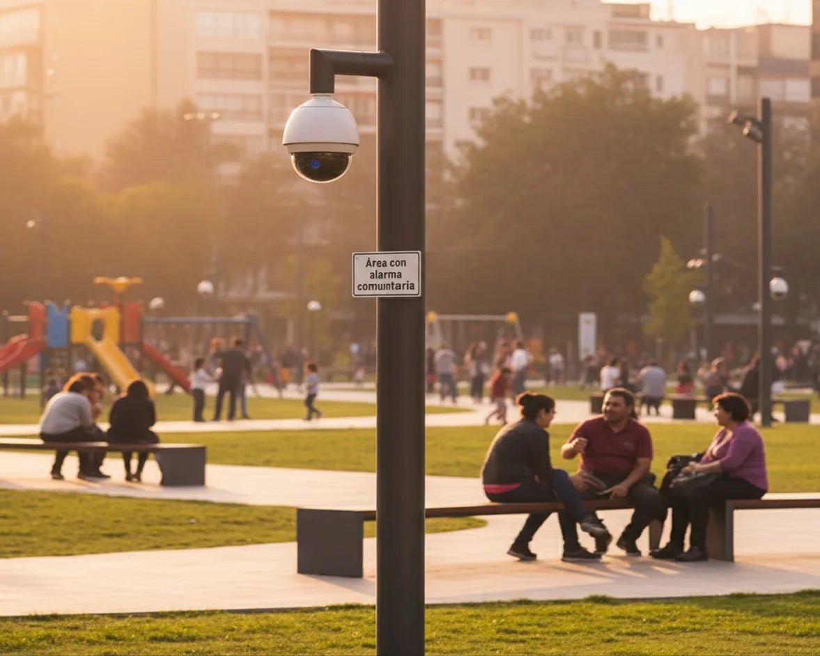 Plazas, parques y áreas verdes: ¿Cómo la alarma comunitaria y las cámaras de seguridad están recuperando la convivencia urbana?