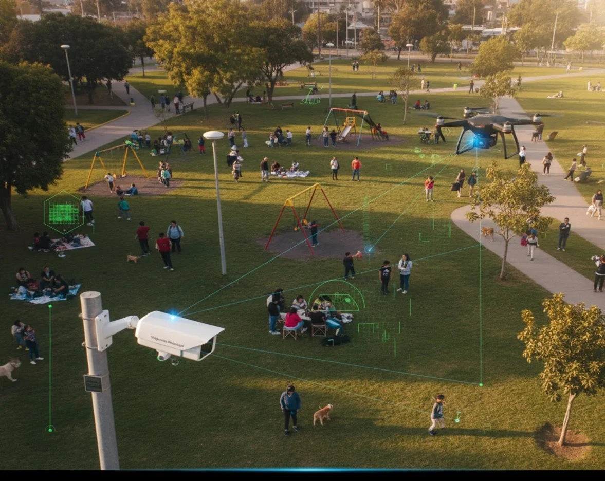 Regulación de drones de vigilancia en la convivencia urbana chilena desde el cielo