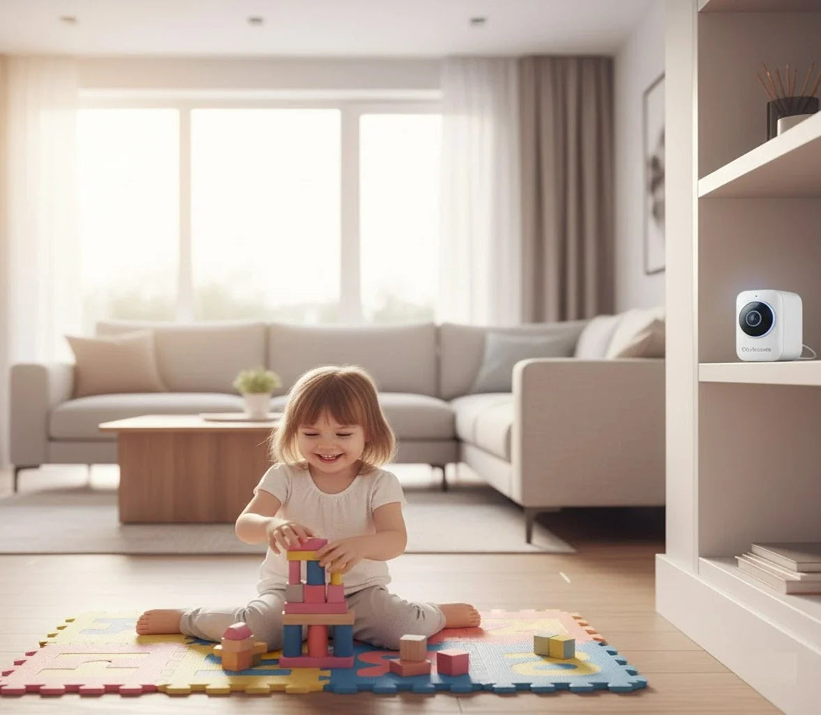Seguridad infantil en el hogar: Cámaras de seguridad y sensor de movimiento como pilares de la protección en la familia moderna