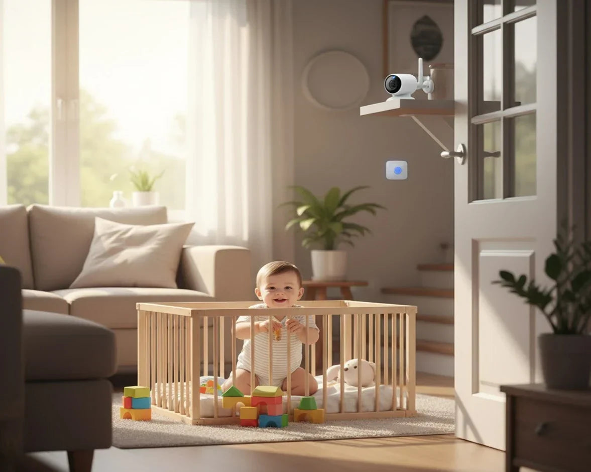 Seguridad infantil en el hogar sensores y cámaras como aliados contra los accidentes domésticos