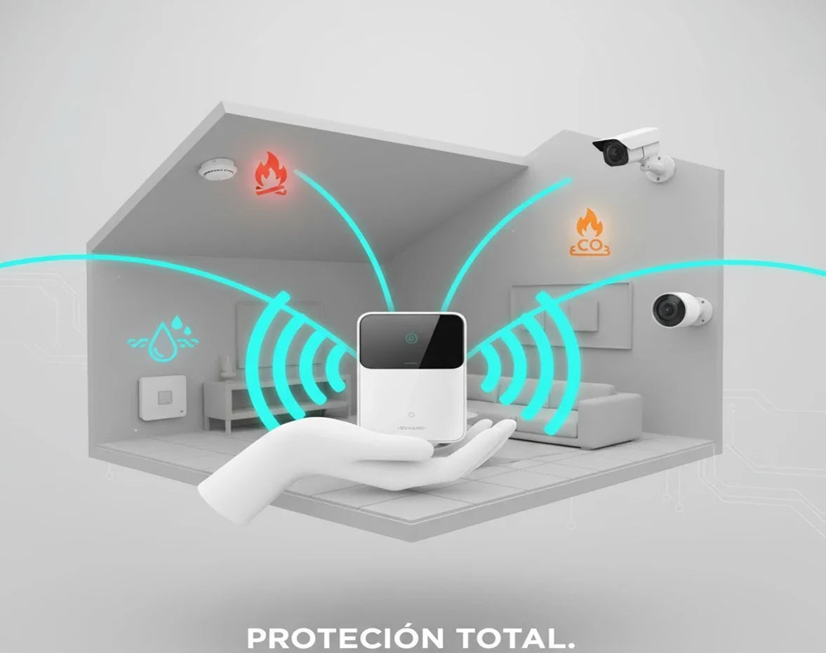 Sensores de inundación, humo y gas para una seguridad total
