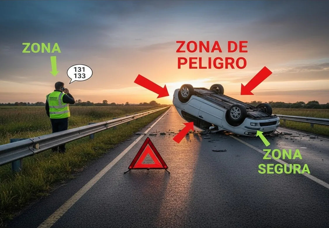¿Qué hacer si presencias un accidente donde un auto se vuelca? Guía completa para actuar con seguridad en Chile