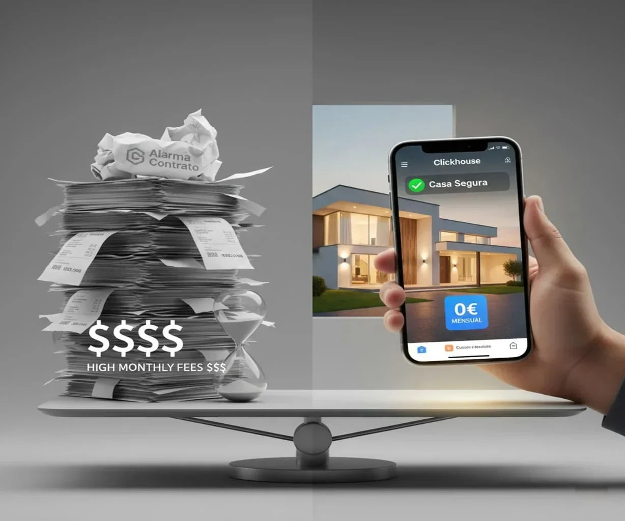 ¿Tu alarma te protege o te cobra? La trampa de los contratos mensuales frente al monitoreo propio en 2026
