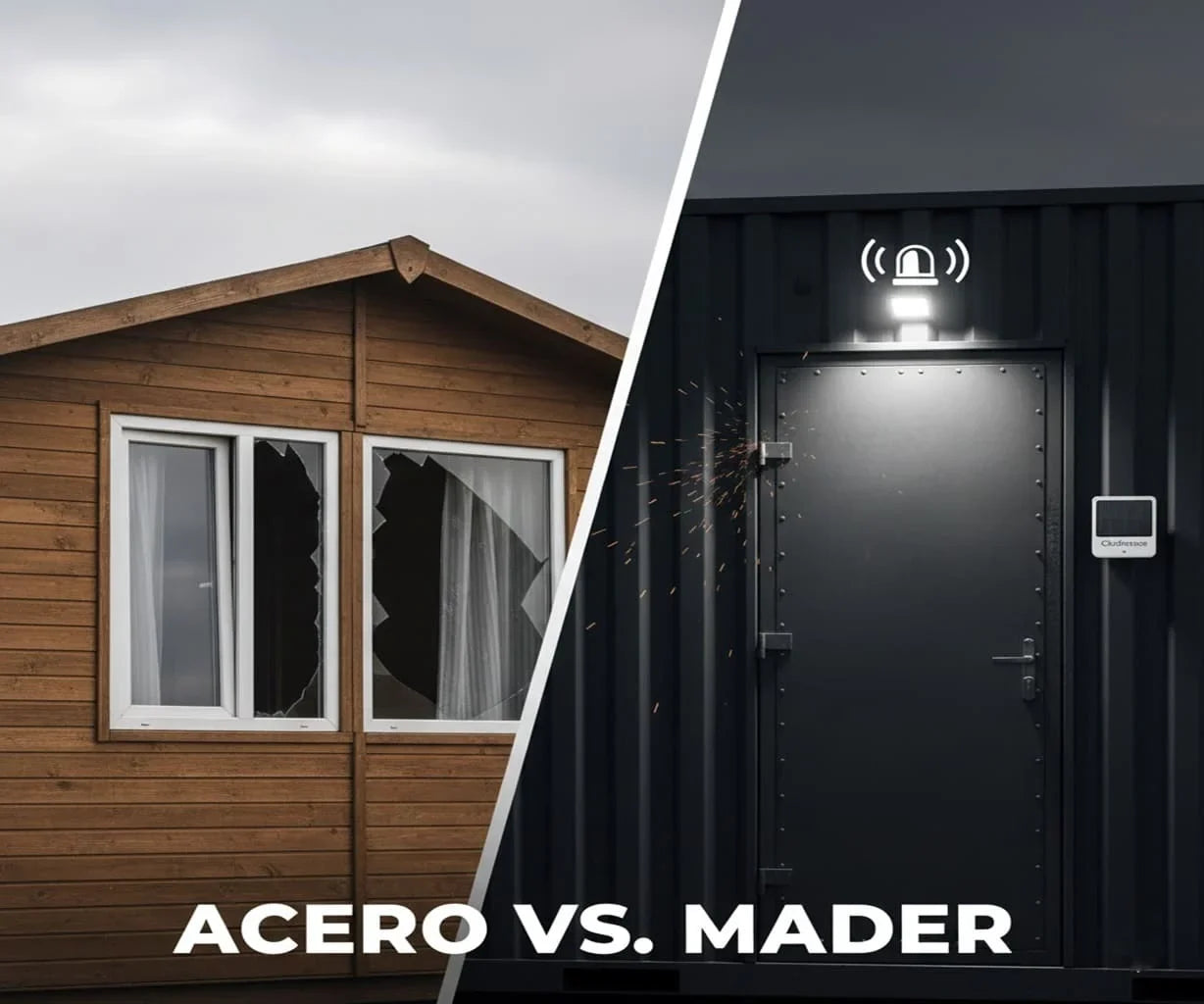 ¿Una lata de atún o un búnker? La seguridad real de las Casas Contenedor