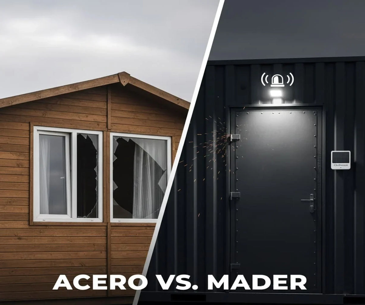 ¿Una lata de atún o un búnker? La seguridad real de las Casas Contenedor