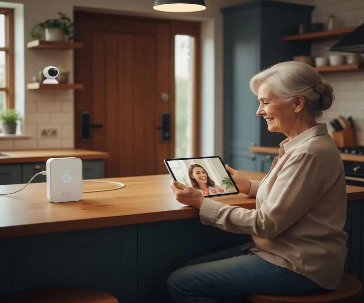 La soledad del nido vacío: Cómo la tecnología blinda a los adultos mayores contra estafas y accidentes