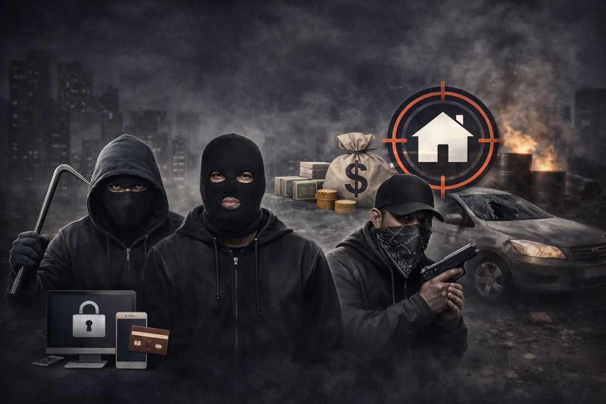 ¿Cuáles son los objetivos de la delincuencia urbana?