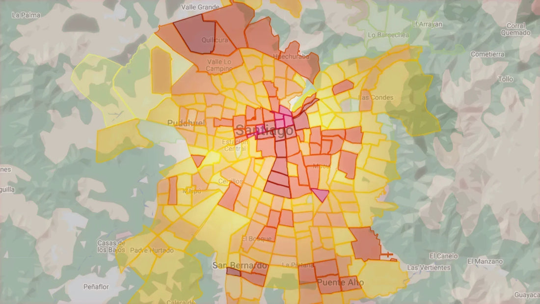 Zonas más peligrosas de la Región Metropolitana 2026: mapa y cifras por comuna
