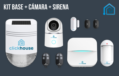 Kit Base + Sirena + Cámara (LS)