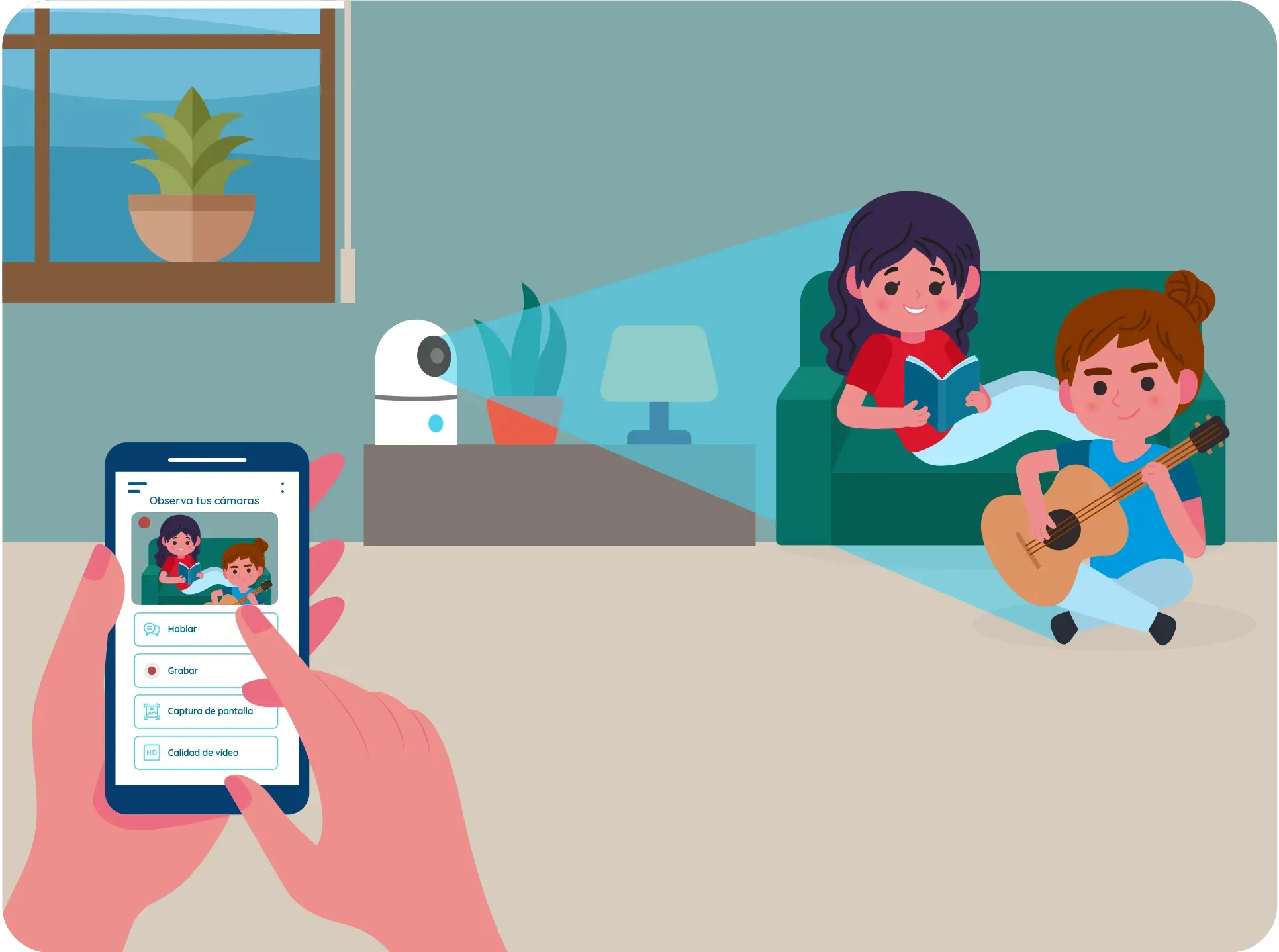 Cuida a tu familia con tu cámara clickhouse