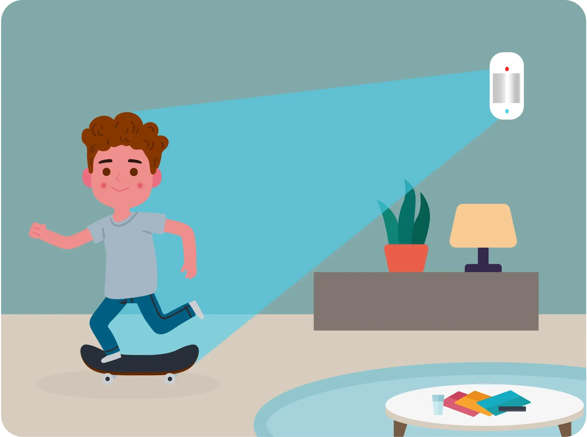 Ilustración: Sensor movimiento